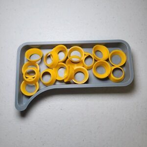 Yellow Replacement Discover Number Rings Pieces Bulk Lot Game Parts